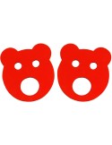 Nadlehčovací kroužky MEDVÍDEK (červené)