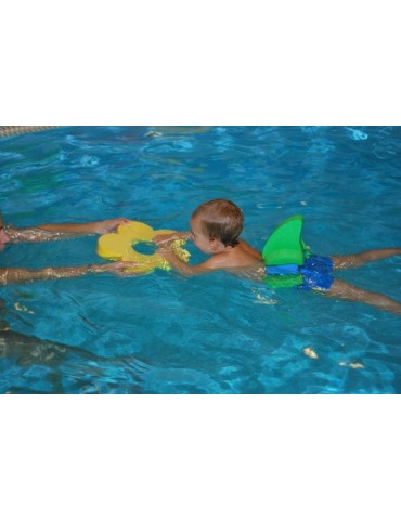 Plavecká deska KYTIČKA červená (31,5x30x3,8cm)