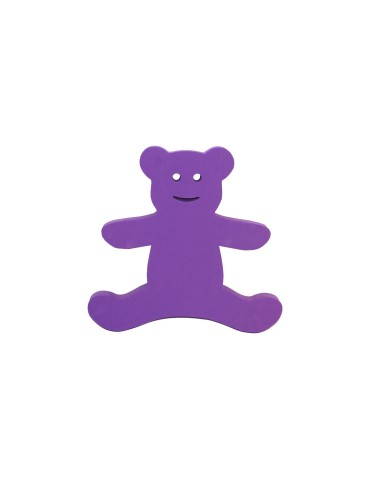 Plavecká deska MEDVÍDEK fialová (35x33x3,8cm)