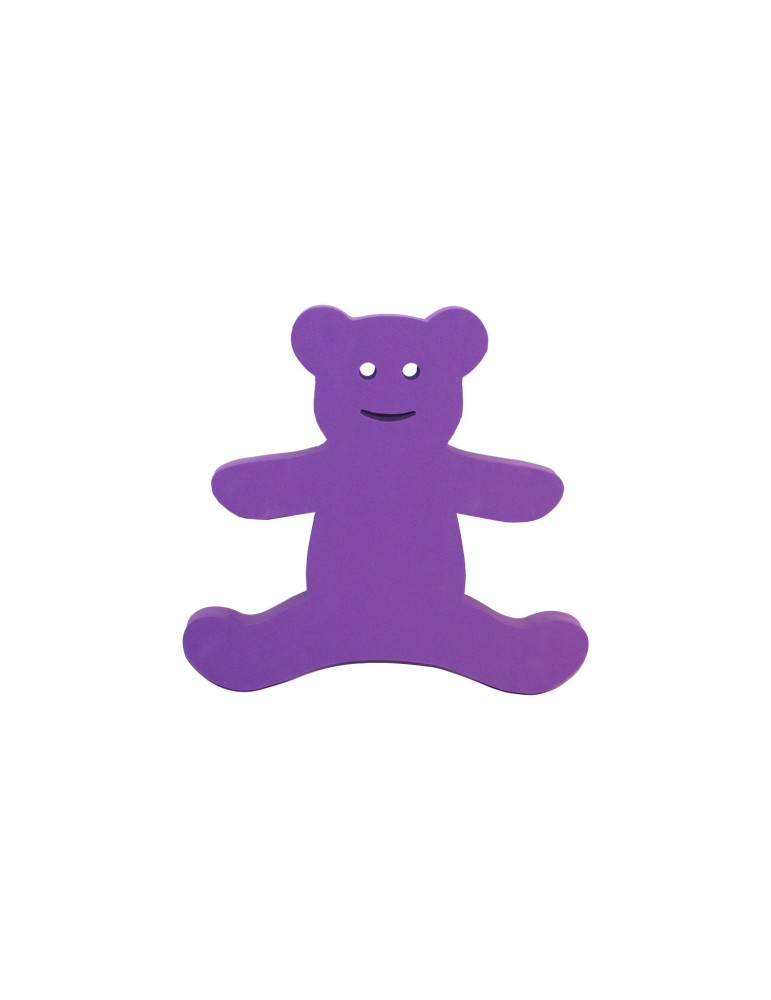 Plavecká deska MEDVÍDEK fialová (35x33x3,8cm)