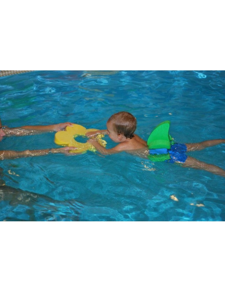 Plavecká deska KYTIČKA červená (31,5x30x3,8cm)