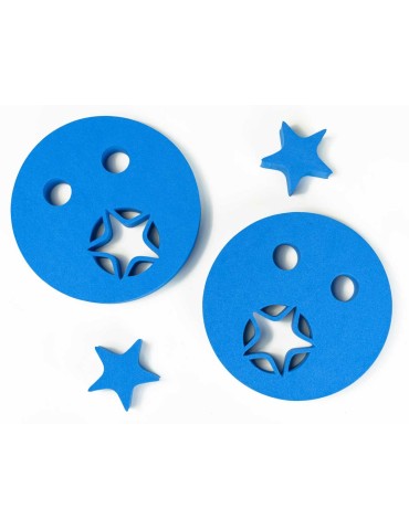 Nadlehčovací kroužky HVĚZDIČKA modré