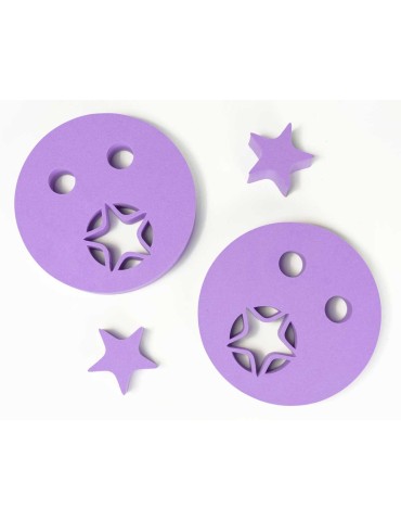 Nadľahčovacie krúžky HVIEZDIČKA fialové