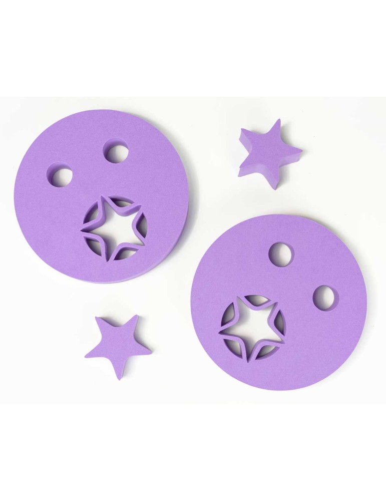 Nadľahčovacie krúžky HVIEZDIČKA fialové