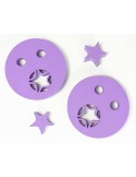 Nadlehčovací kroužky HVĚZDIČKA fialové