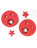 Nadlehčovací kroužky HVĚZDIČKA červené