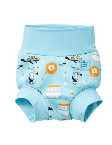 Plavky Happy Nappy - ZVÍŘÁTKA, MODRÁ