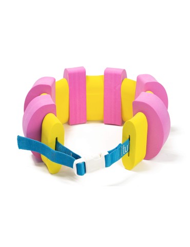 Plavecký pás Tutee 13 dielikov (variant ružový)