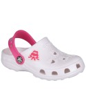 Detské sandále COQUI LITTLE FROG BIELA/RUŽOVÁ