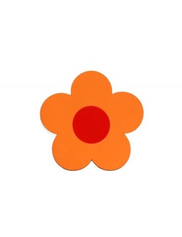 Kytička oranžová - dekorace (1cm)