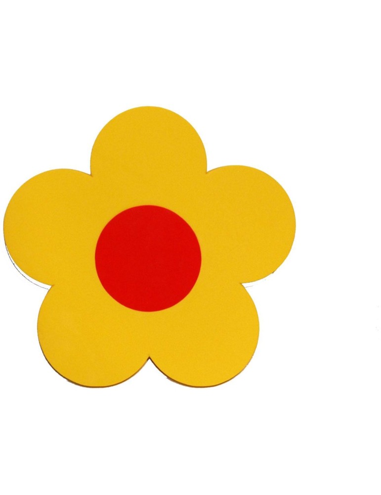 Plavecká deska KYTIČKA žlutá (31,5x30x3,8cm)