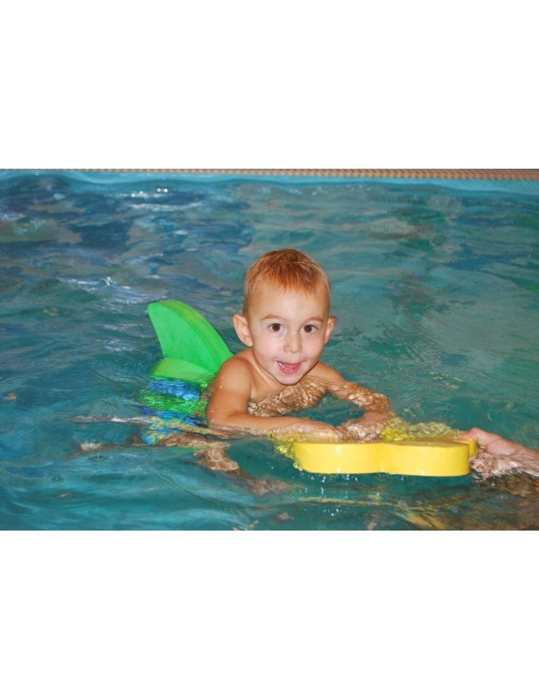 Plavecká deska KYTIČKA žlutá (31,5x30x3,8cm)