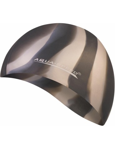 Plavecká čepice BUNT - barva 56, černo-béžová