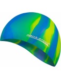 Plavecká čepice BUNT - barva 58, modro-zeleno-žlutá