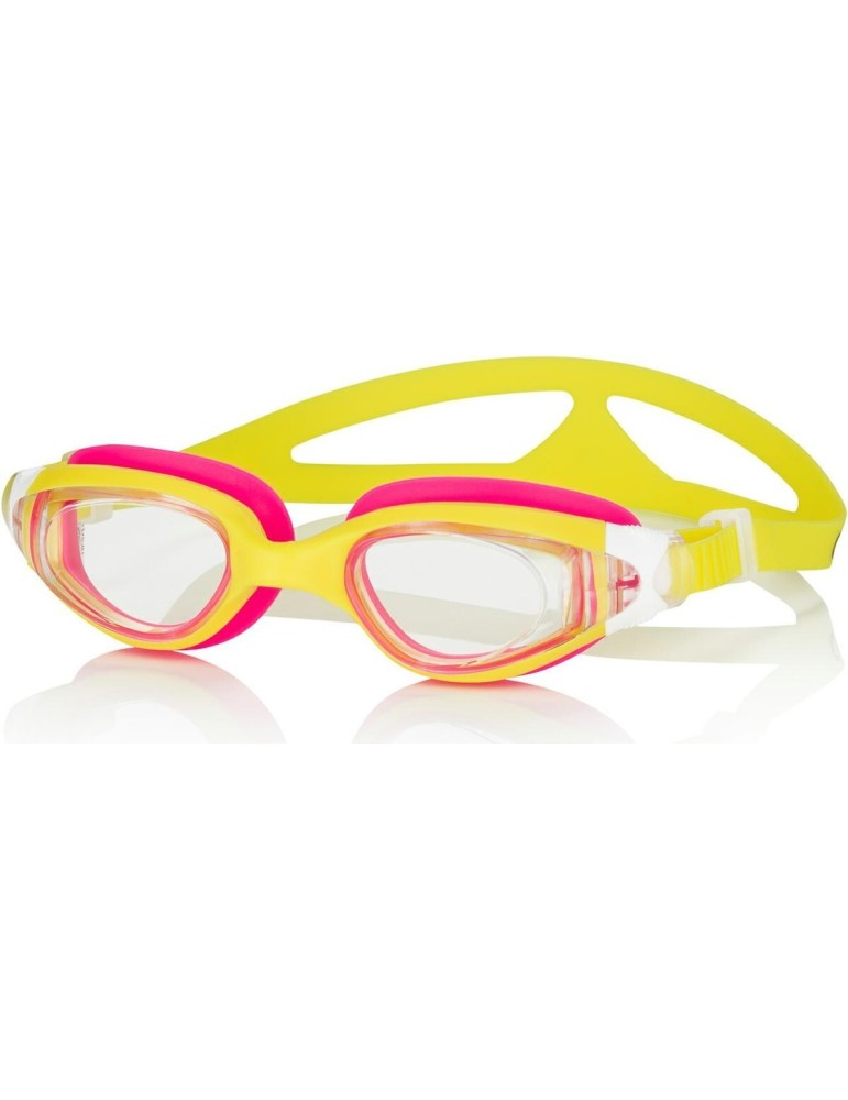 Detské plavecké okuliare CETO žlto-ružové