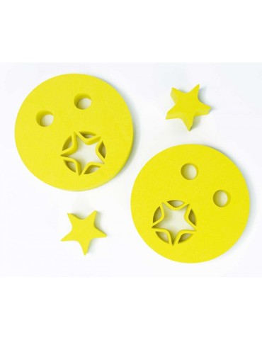 Nadľahčovacie krúžky HVIEZDIČKA žlté