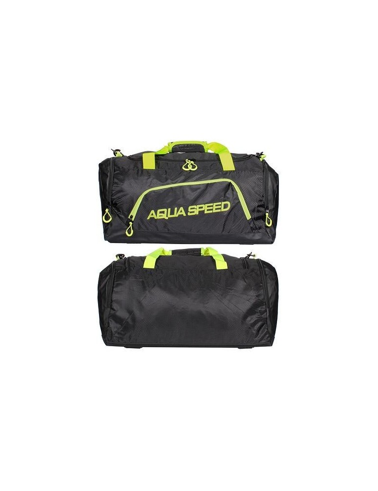 Duffle Bag L sportovní taška černá-žlutá