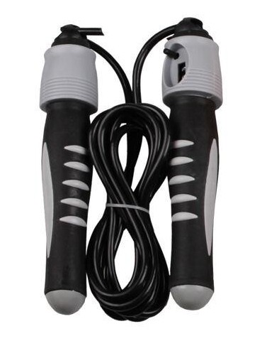 Calorie švihadlo s počítadlem, nastavitelná délka šedá varianta 24498