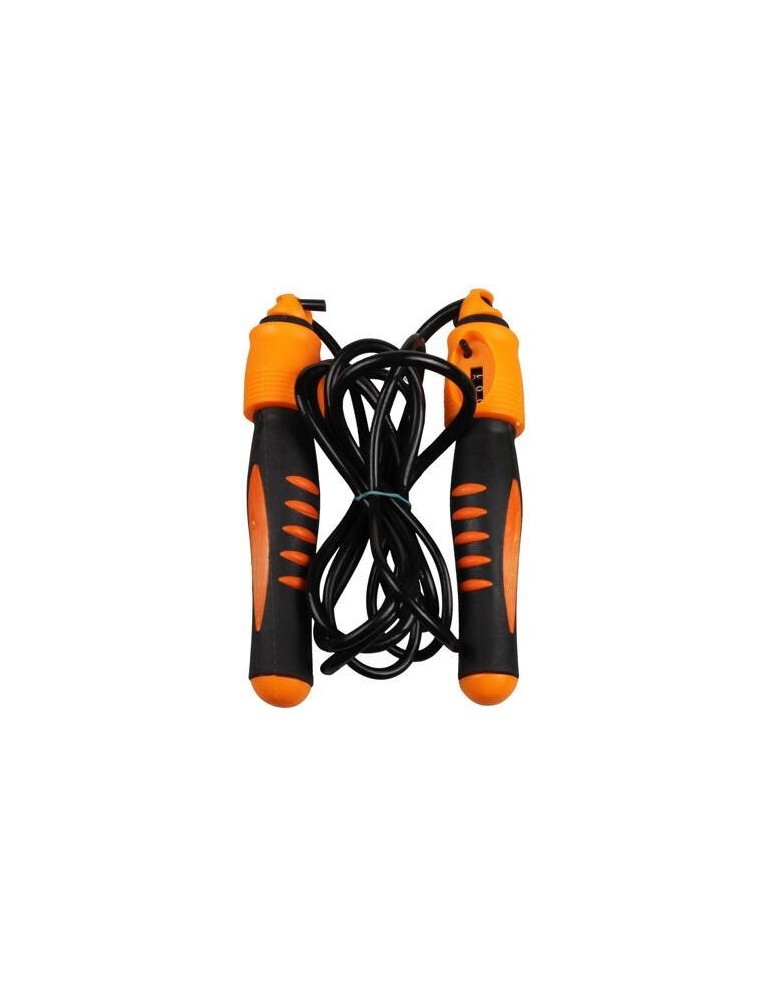 Calorie švihadlo s počítadlem, nastavitelná délka oranžová varianta 25248