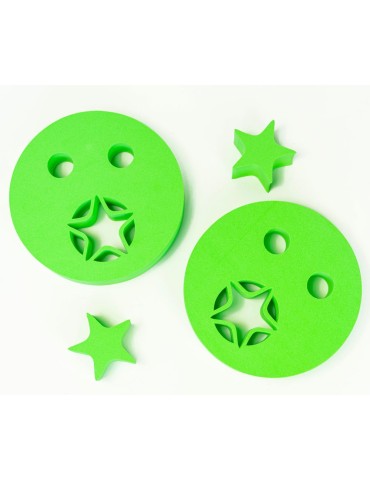Nadľahčovacie krúžky HVIEZDIČKA zelené