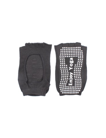 Grippy S2 ponožky na jógu, bezprsté černá