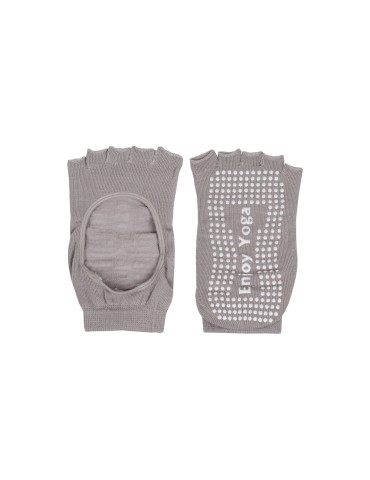 Grippy S2 ponožky na jógu, bezprsté šedá