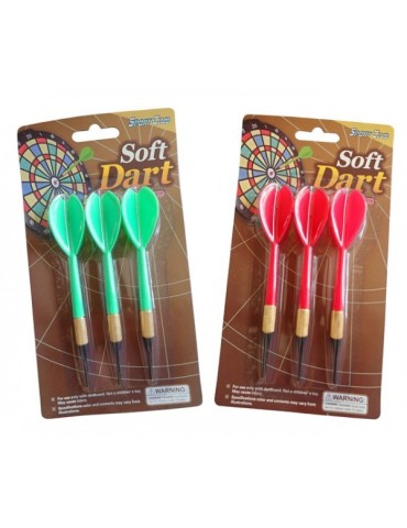 Šipky s plastovým hrotem - červené