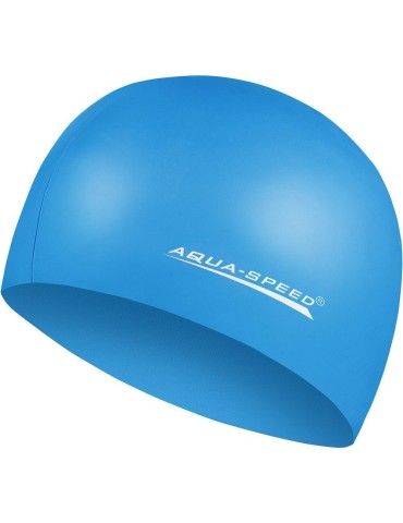 Plavecká čepice MEGA modrá