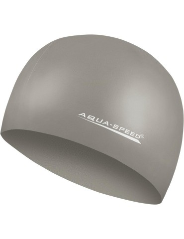 Plavecká čepice MEGA šedá