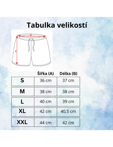 Plavecké šortky limetka