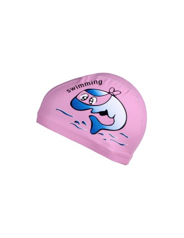 Dolphin dětská plavecká čepice růžová