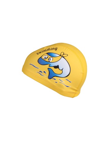 Dolphin dětská plavecká čepice žlutá