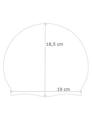 Plavecká čepice MEGA oranžová