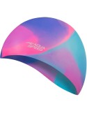 Plavecká čepice BUNT - barva 45, růžovo-modrá