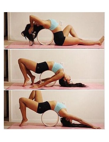 Mandala Joga válec - černá