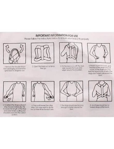 Posture corrector bandáž zad XXL