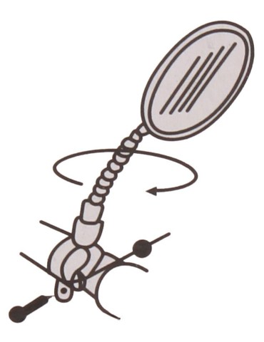 Zrcátko na kolo View 2.0, černá