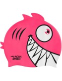 Dětská plavecká čepice PIRANA, růžová