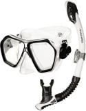 Šnorchlovací set BLAZE + BORNEO v síťovaném vaku, 05 - bílá