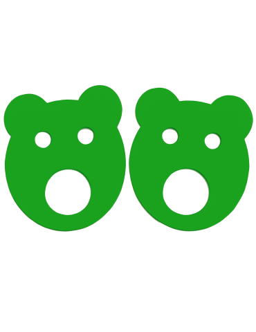 Nadľahčovacie krúžky MACKO (zelené)