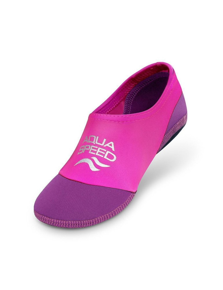 Dětské neoprenové ponožky NEO 33 - růžovo/fialové