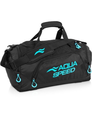 Sportovní taška AQUA-SPEED vel. M – 74 černo-modrá