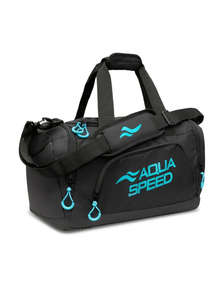 Sportovní taška AQUA-SPEED vel. S – 74 černo-modrá