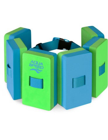 Plavecký pás 6 segmentů AQUA-SPEED DUO – 02 zelená