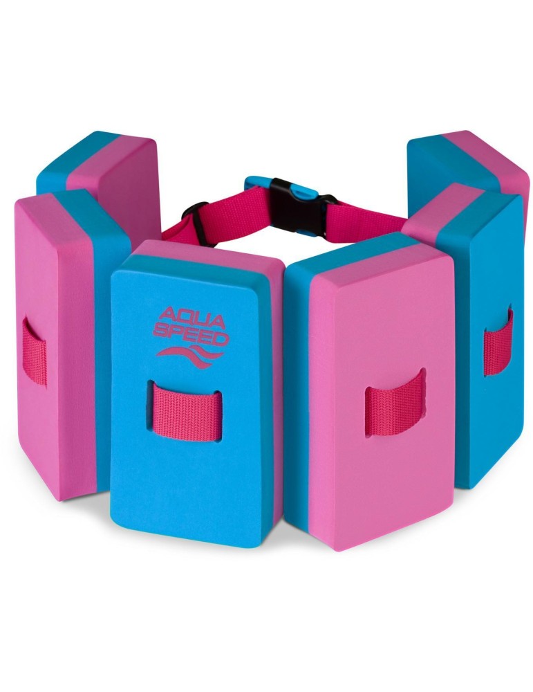 Plavecký pás 6 segmentů AQUA-SPEED DUO – 03 růžová