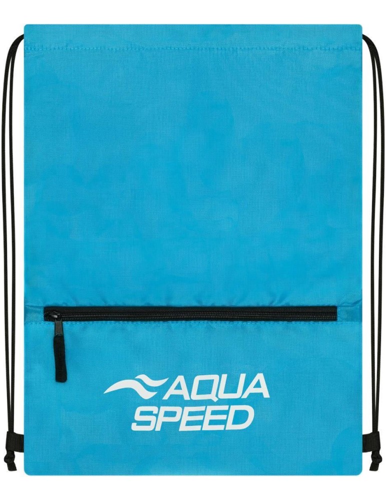 Sportovní vak AQUA-SPEED Gear Sack Zip – 02 modrá