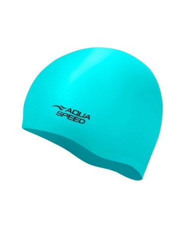 Plavecká čepice LONG HAIR CAP AQUA-SPEED – 01 tyrkysová