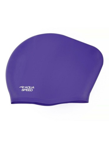 Plavecká čepice LONG HAIR CAP AQUA-SPEED – 23 fialová