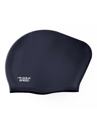 Plavecká čepice LONG HAIR CAP AQUA-SPEED – 07 černá