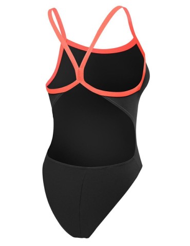 Dámské sportovní plavky AQUA SPEED ANA 16 – černo-oranžová